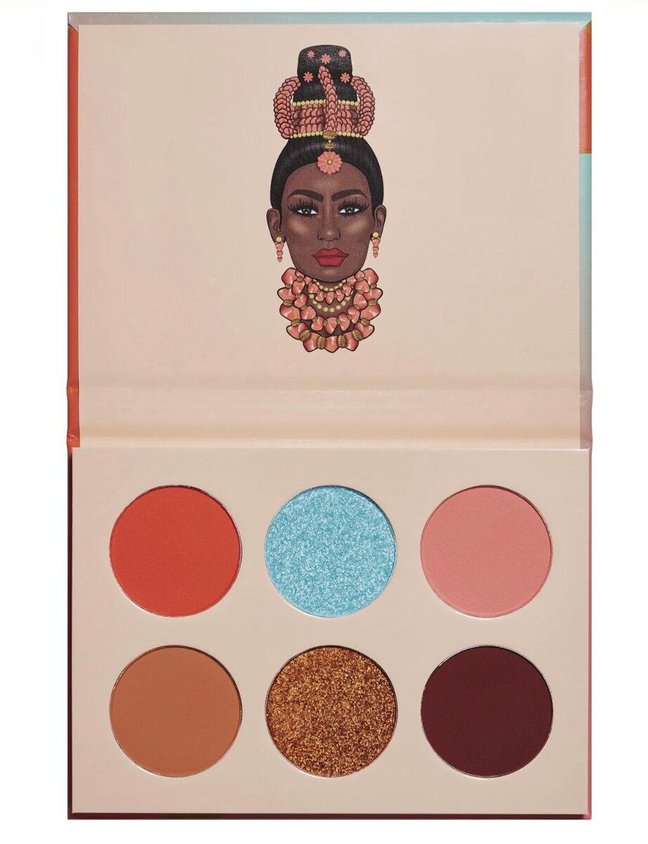 Palette de fards à paupières vifs