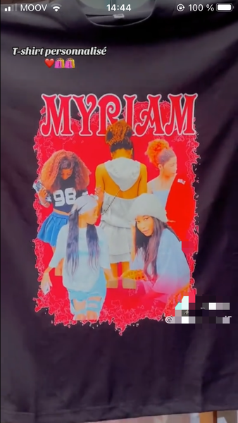 T-shirt personnalisé mode