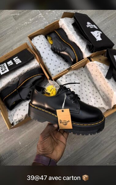 Chaussures en cuir Dr Martens