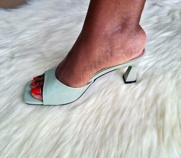 Mules à talons élégants