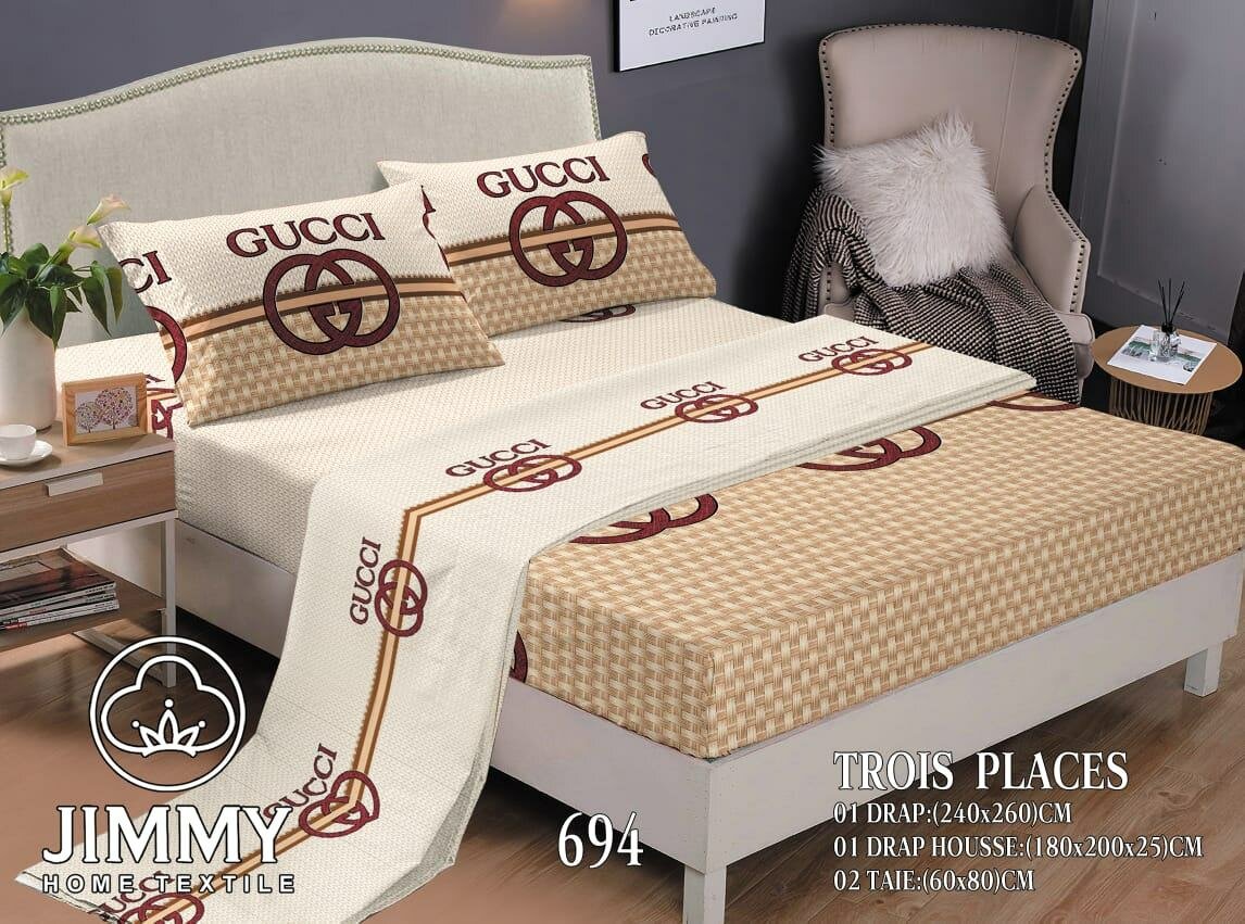 Parure de Lit Luxe Imprimée