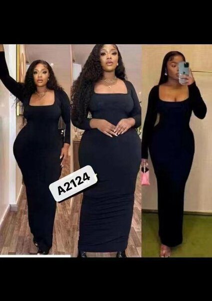 Robe élégante à manches bouffantes