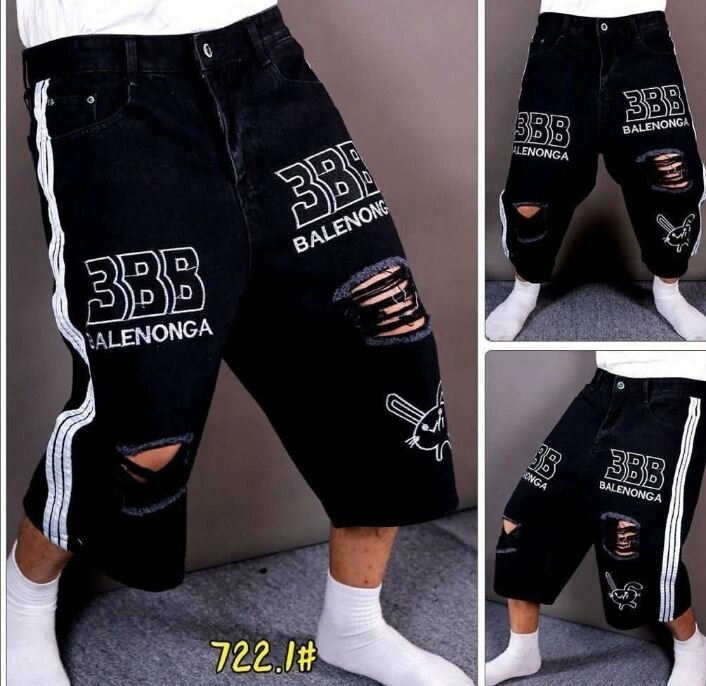 Shorts en jean déchirés