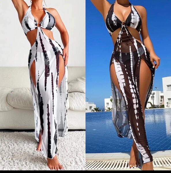 Robe de Plage Longue Élégante