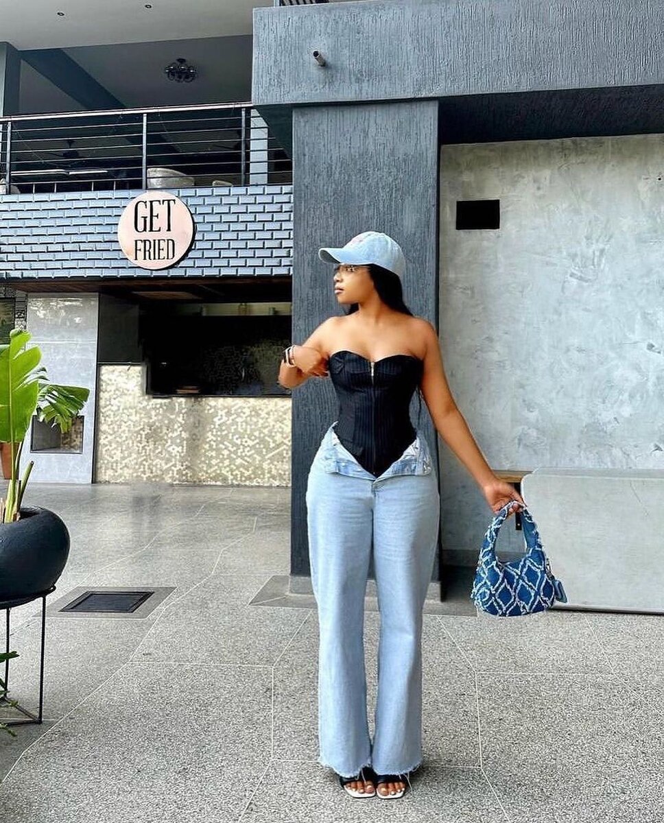 Jeans évasés tendance femme