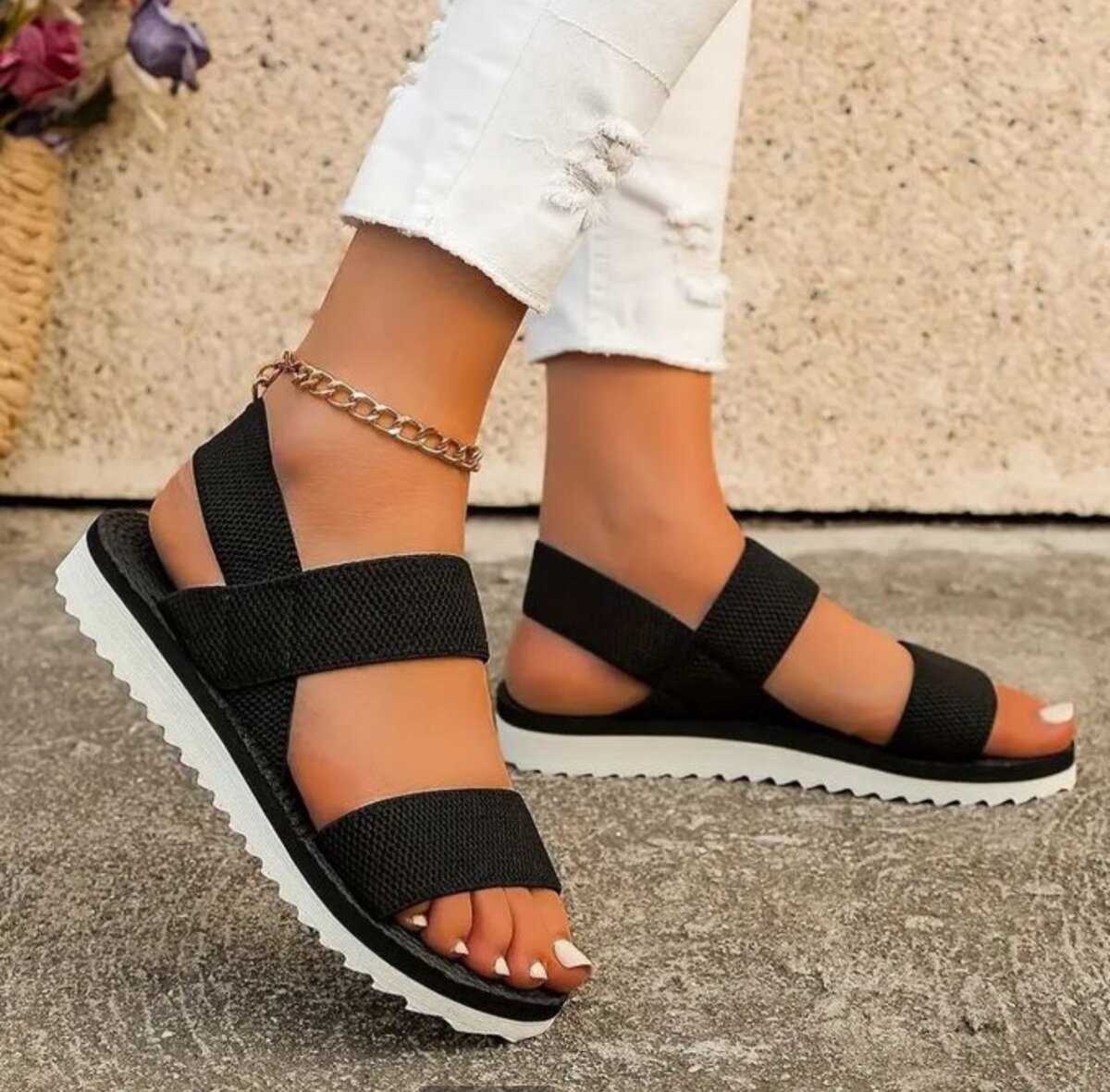 Women Fashion Sandals Popular Non-Slip And Wear-Resistant