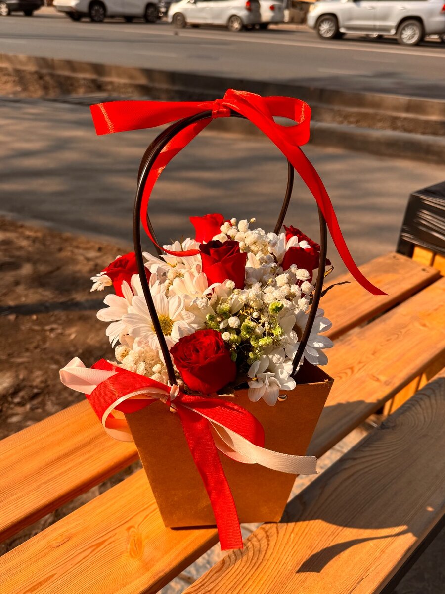 Сумочка с цветами.