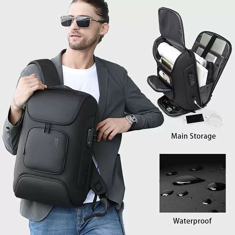 Sac à Dos Étanche USB Homme