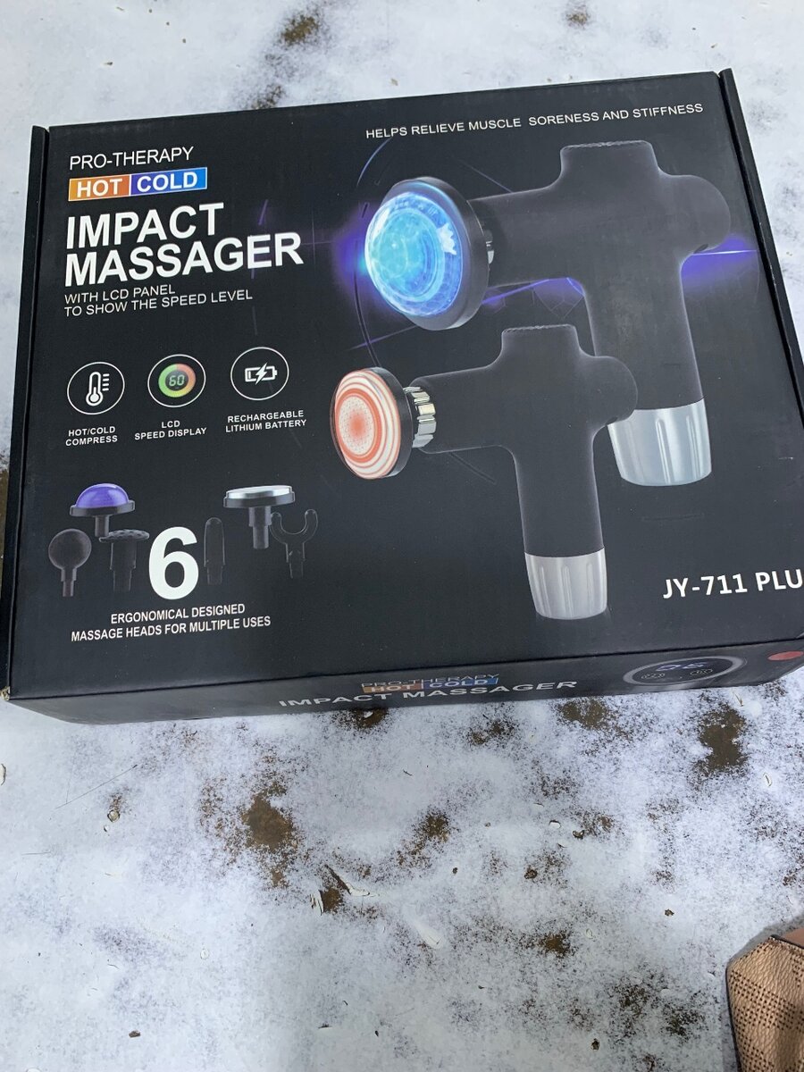 Massaging gun hot and cold