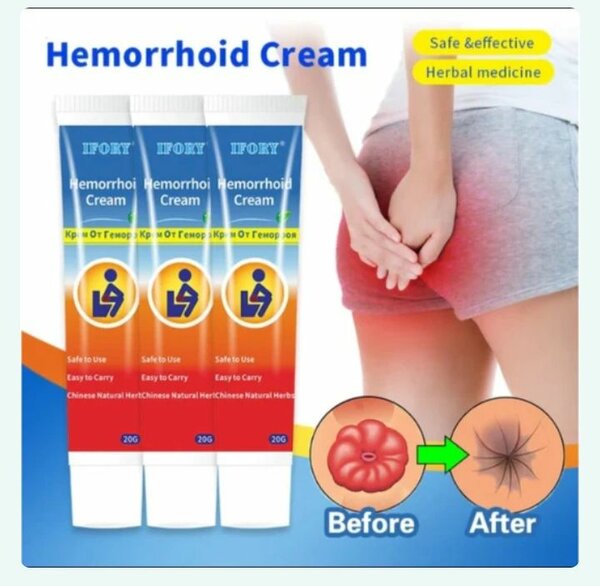 Crème Anti-Hémorroïdes Naturelle