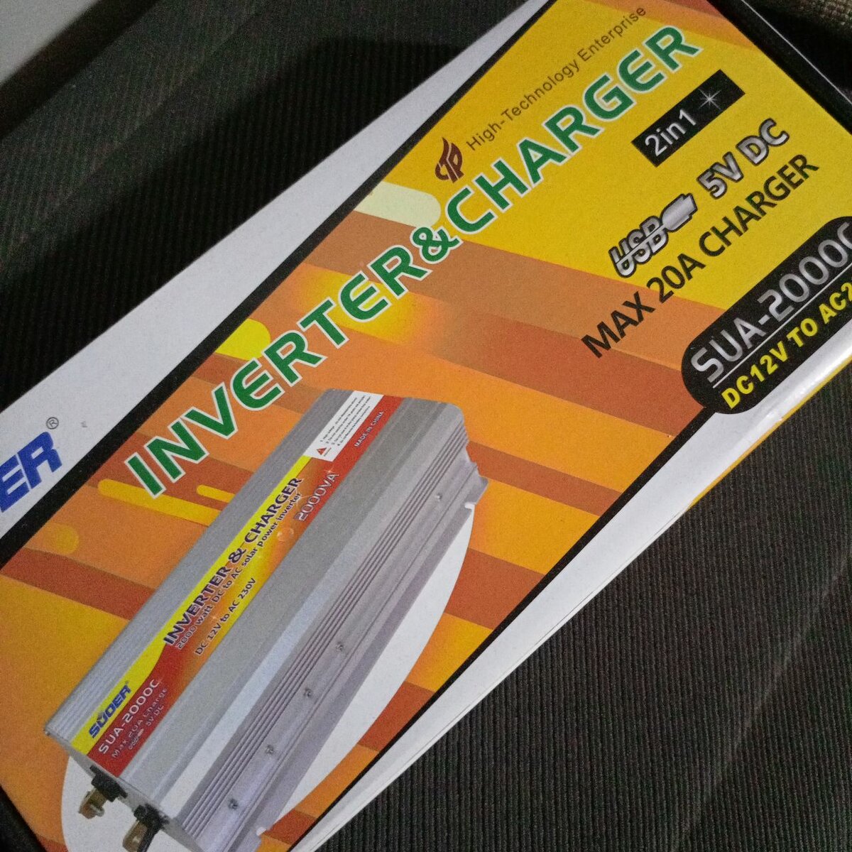 2000VA Inverter + 20 A Battery Charger Combo Unit