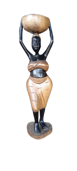 SCULPTURE DE FEMME AFRICAINE