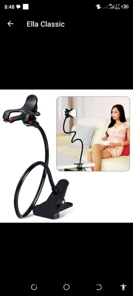 Flexible phone holder