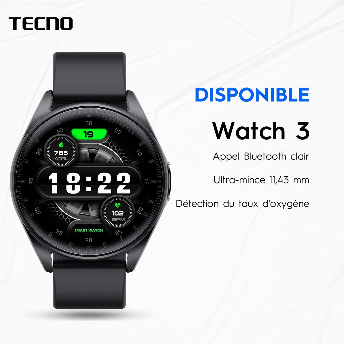 Montre Connectée Tecno Pro 2