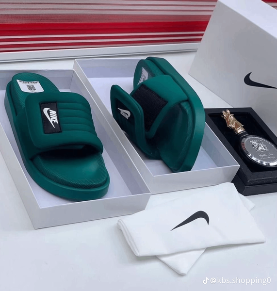 Nike Sandales Vertes Unisexes