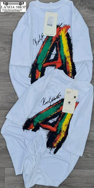 T-shirt graphique coloré