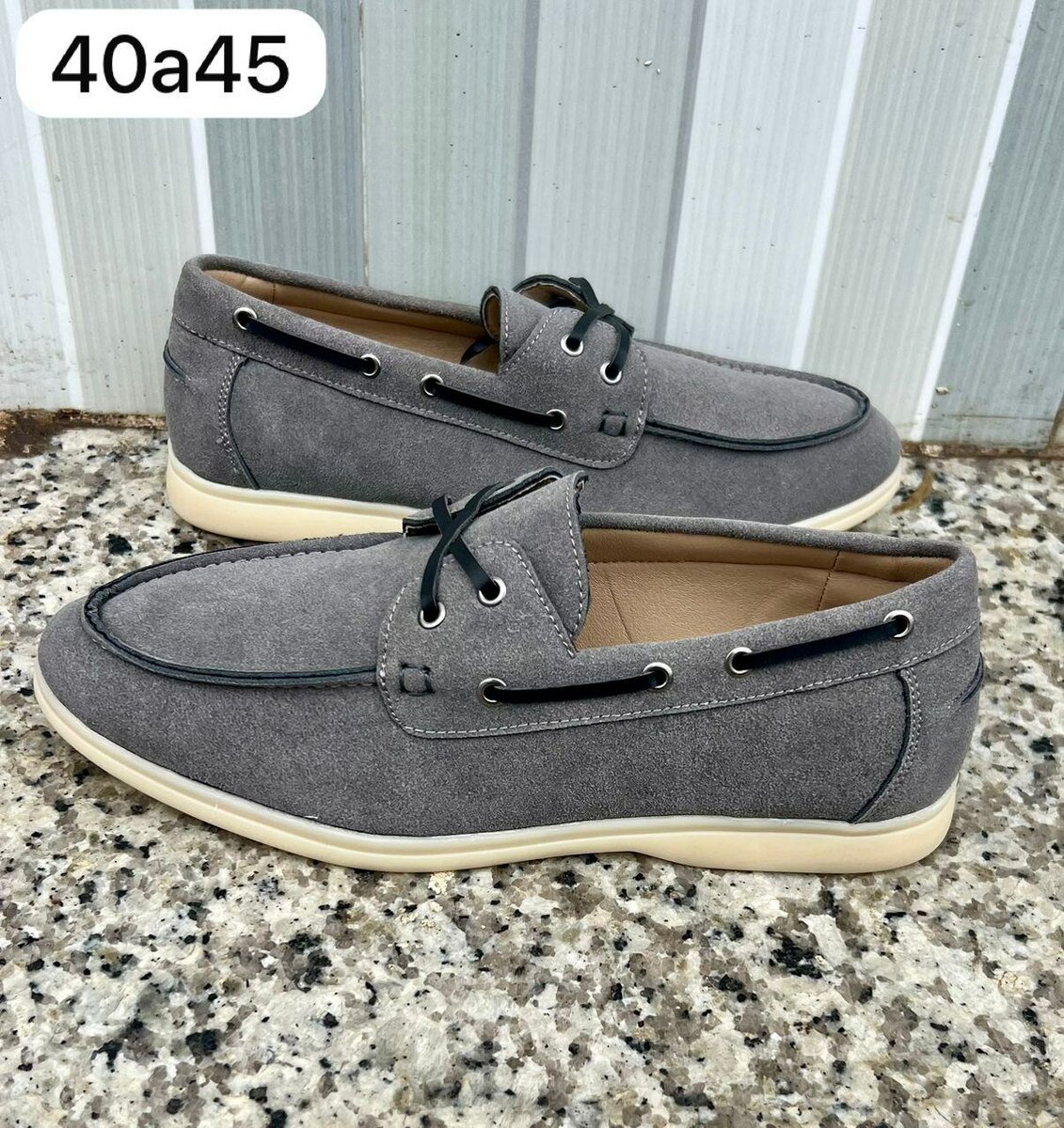 Mocassins décontractés en daim