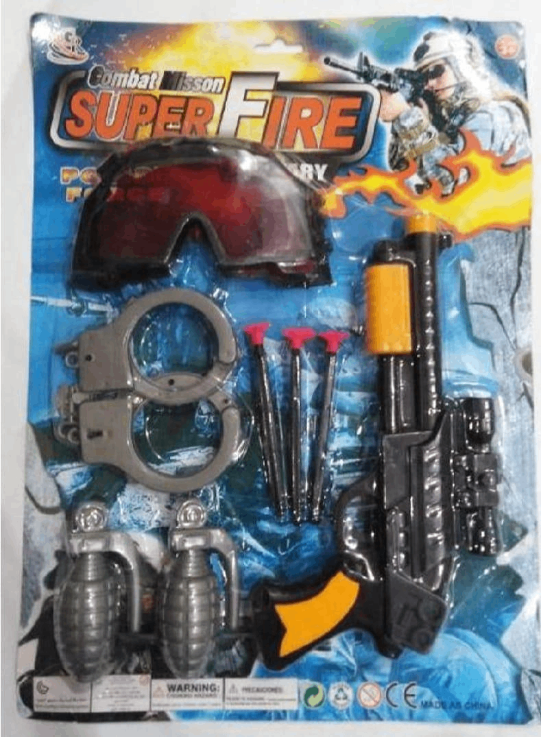 Kid's Super Fire Toy Gun set
