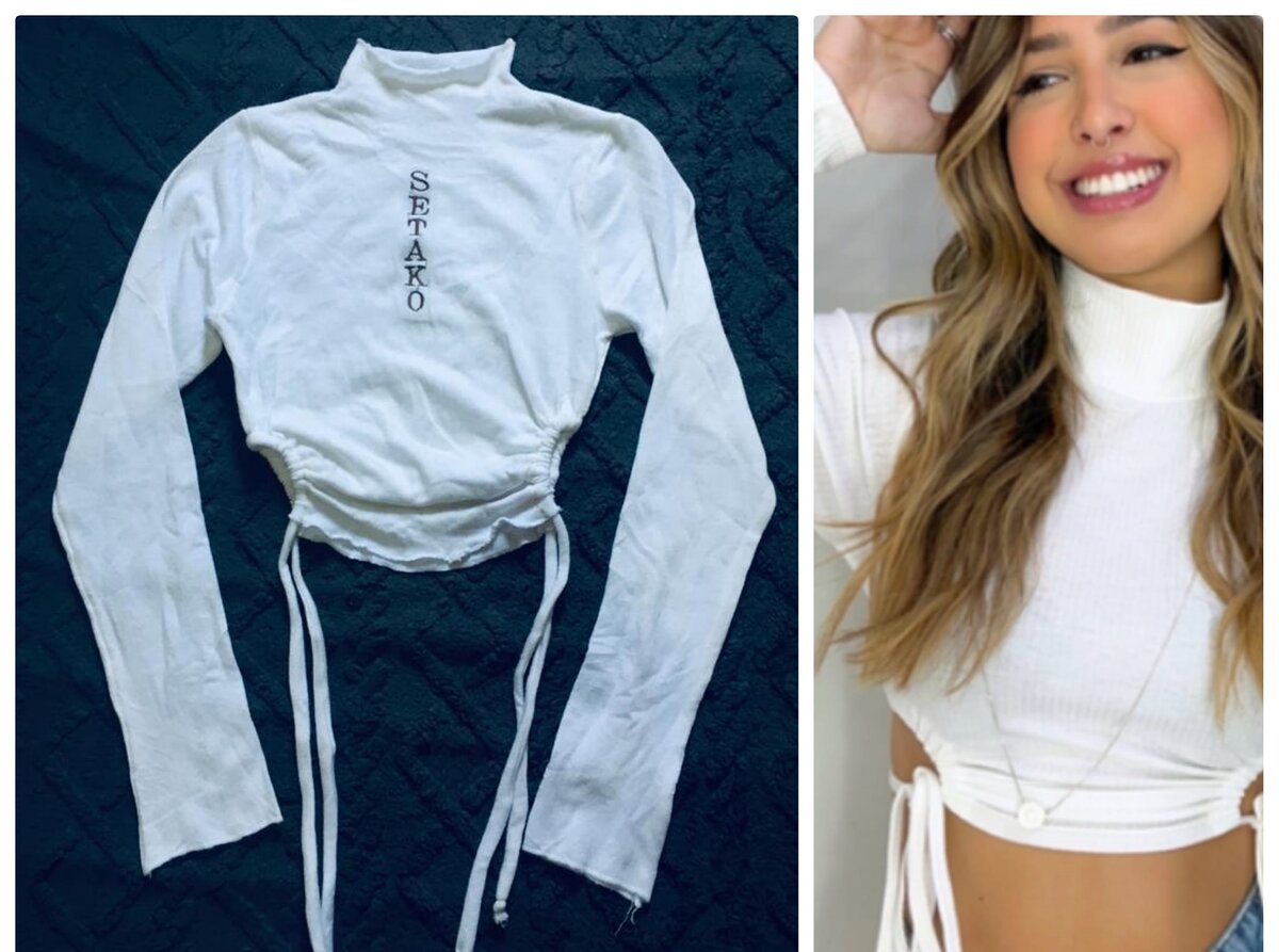 Salaula crop tops and tops