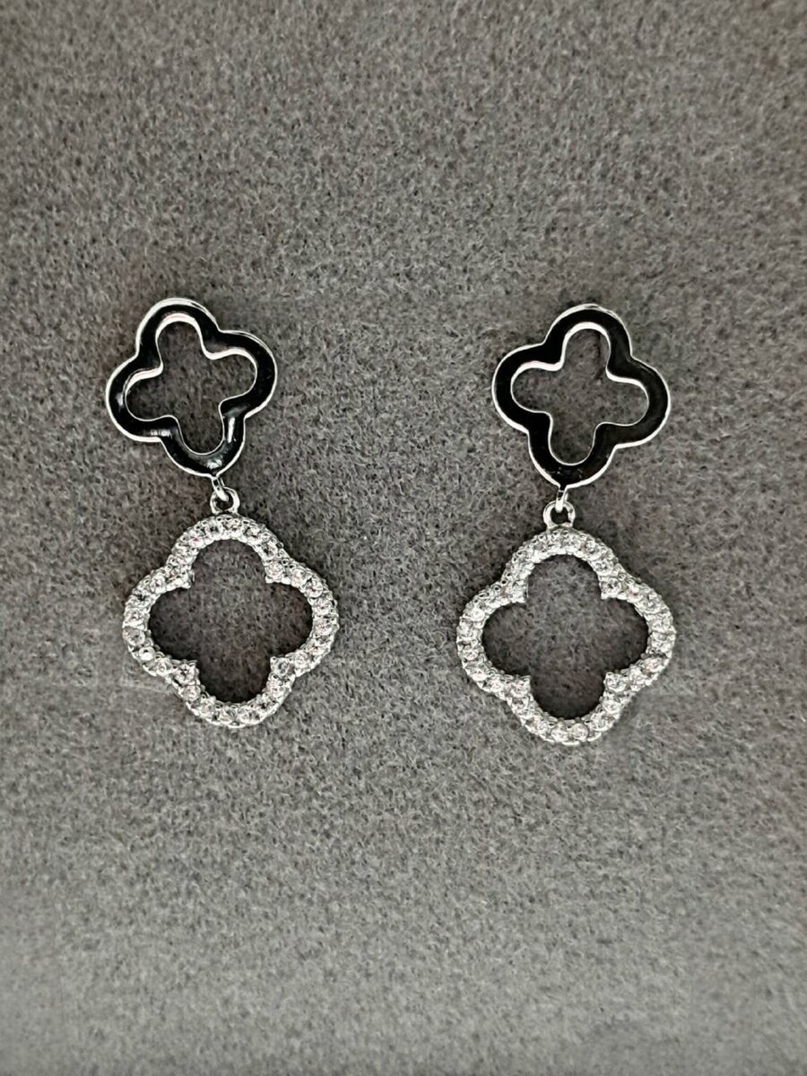 Серебряные сережки