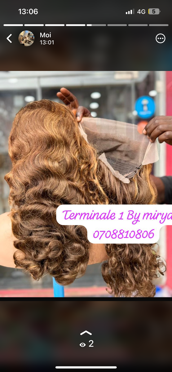 Perruque bouncy SDD péruvienn