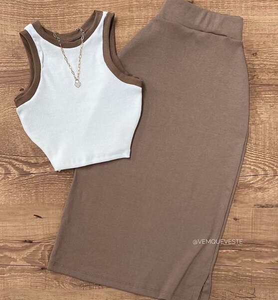 Ensemble Débardeur et Jupe Femme