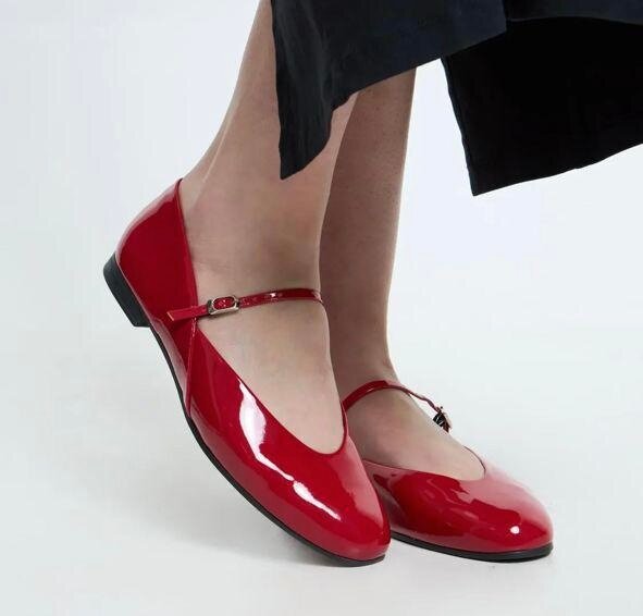 Ballerines rouges élégantes