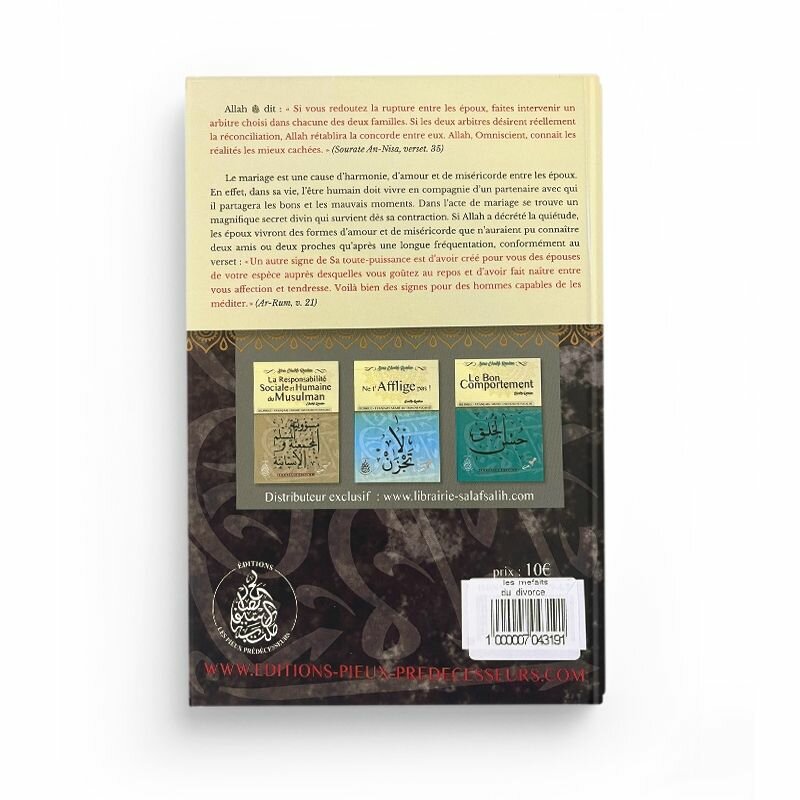 Livre Bilingue Les Méfaits du Divorce