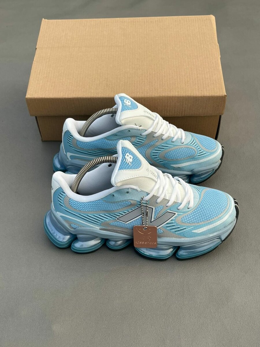 Baskets légères bleu unisexe