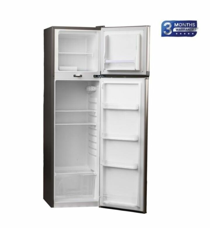 Vizio 166L Double Door Refrigerator - Dark Silver (VIZ-198i)