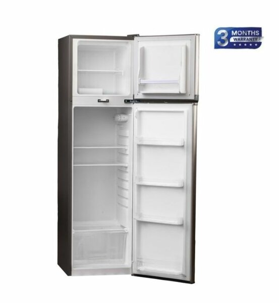 Vizio 166L Double Door Refrigerator - Dark Silver (VIZ-198i)