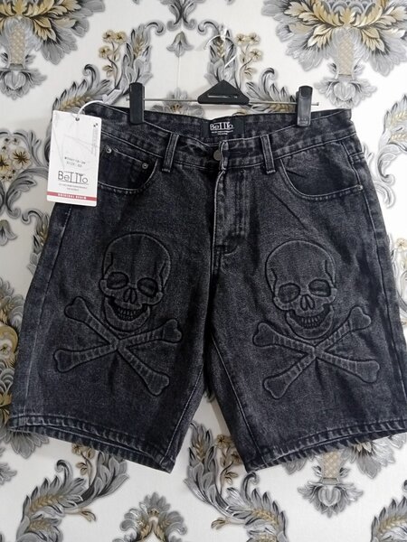 Jeans shorts, top and down and T-shirt