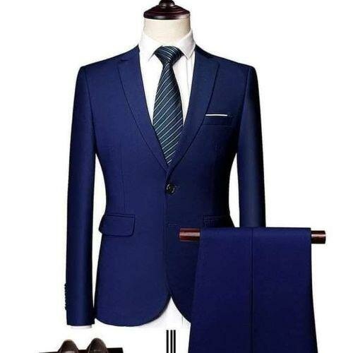 Costume homme elegant bleu