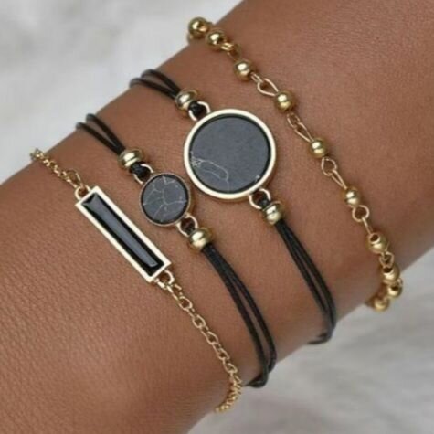 Montre Élégante et Bracelets