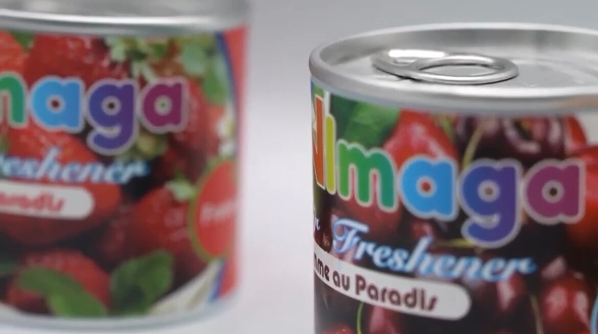 Désodorisant en boîte parfumé