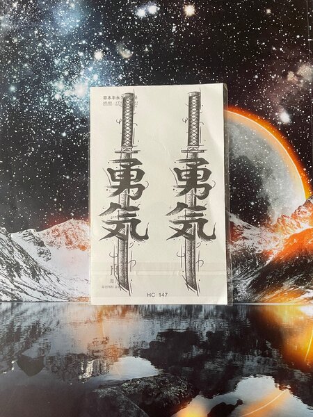 Tatouages temporaires artsy