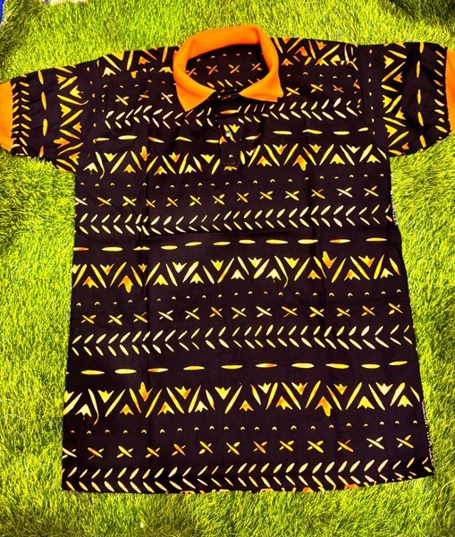 Polo à motifs ethniques