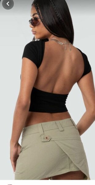 Backless top