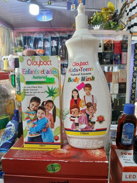 Olaybact lotion and shower gel