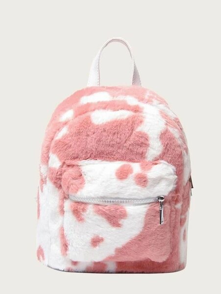 Fluffy backpack