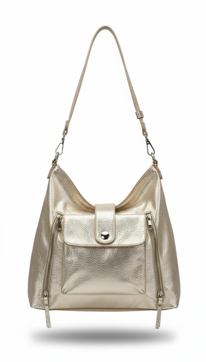 Sac à main gris élégant