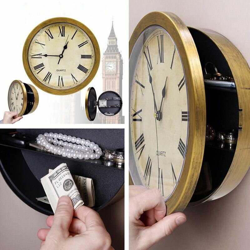 Clock safe - Horloge cachette