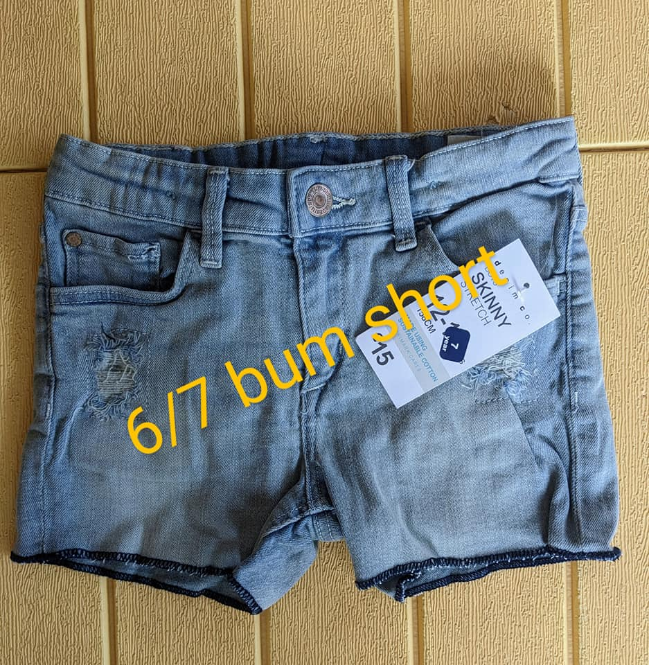 KIDS DENIM SHORTS