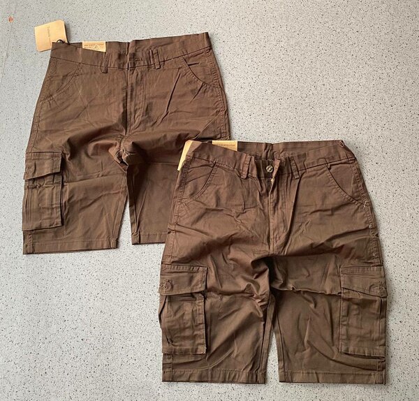 KHAKI BUMPER SHORTS