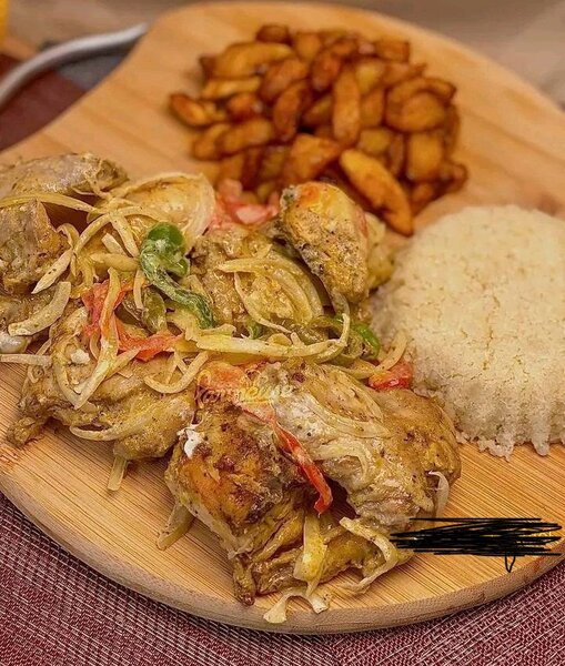 Poulet Grillé et Plantains