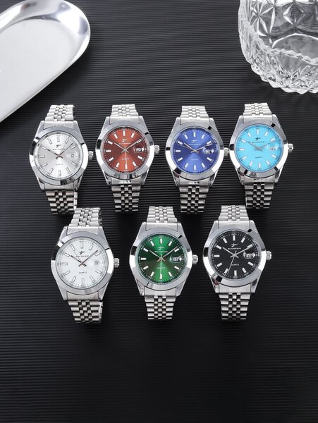 Montres Homme en Acier Inoxydable