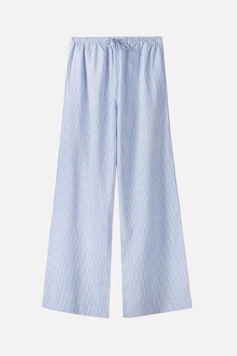 Pantalon léger à rayures