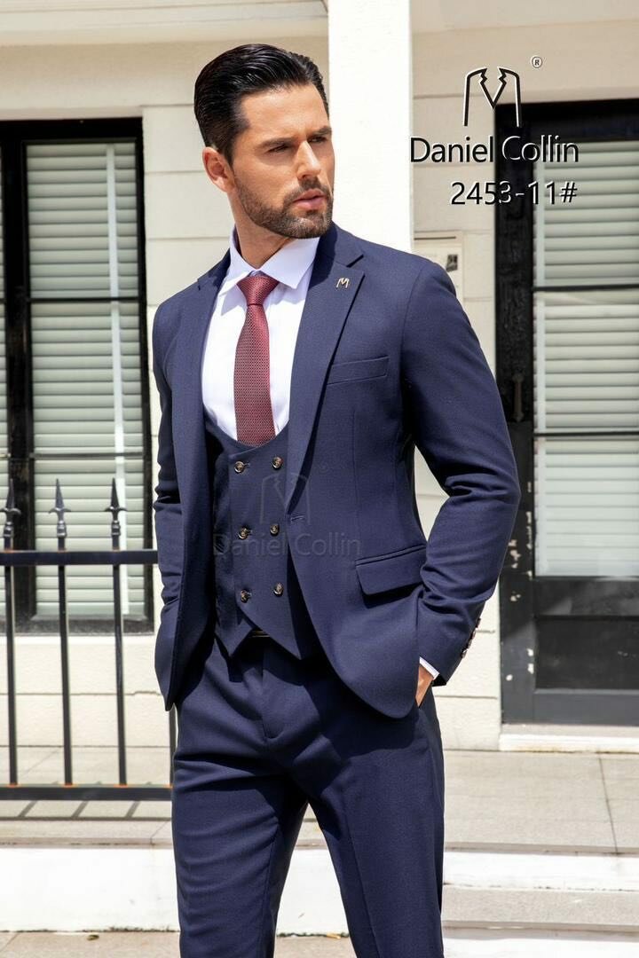 QUALITY DANIEL COLLIN 3PCS SUIT