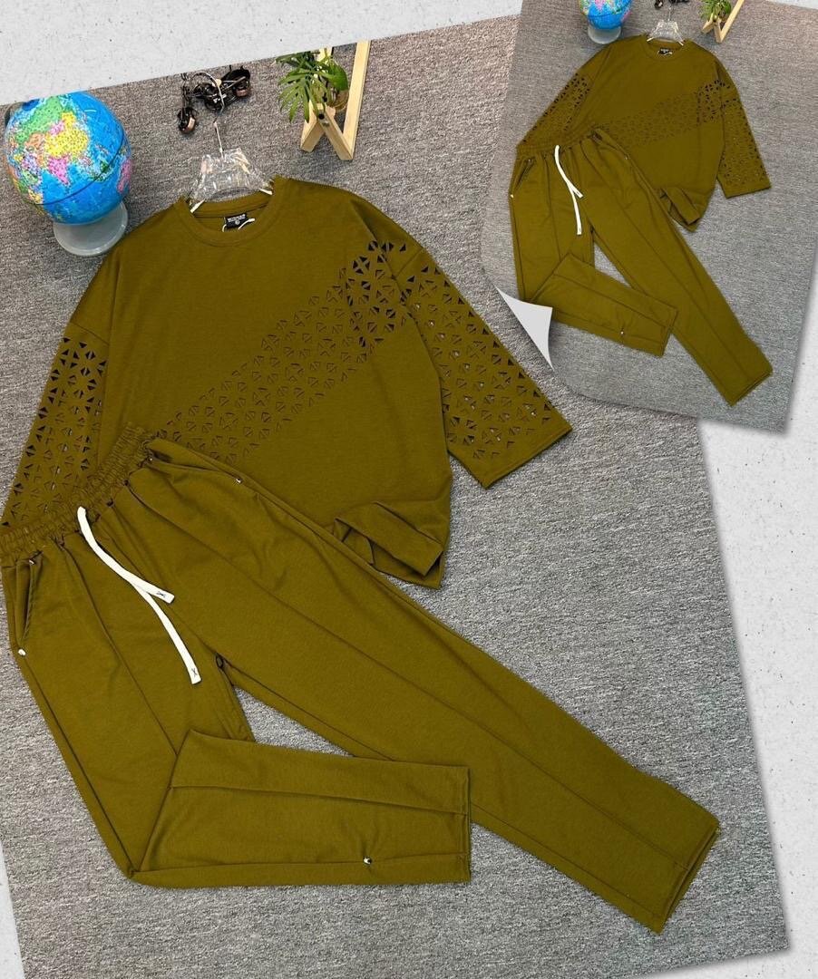 Ensemble Décontracté à Dentelle