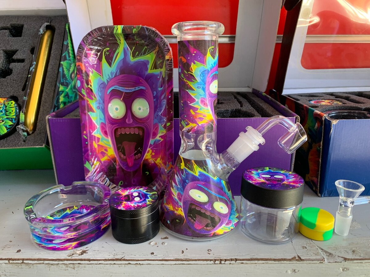 Smoking bong set